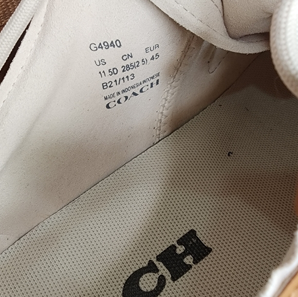 Authentic COACH signature Runner classic Khaki Light Sandle ✨️ - Picture 14 of 17